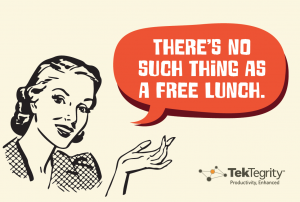 No FREE Lunch